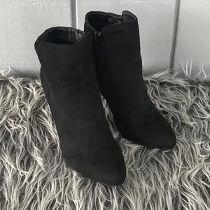 Stilleto Ankle Faux Suede Booties